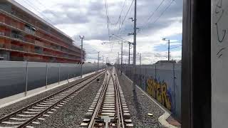 Zugfahrt von Feldkirchen nach Seiersberg bei Graz Blick aus dem letzten Waggon [upl. by London]