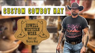 Getting a Custom Hat at Howell Western Wear  Ryan Jay [upl. by Singer]