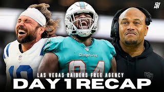 2024 Raiders Free Agency Day 1 Recap  DEFENSE LOOKING SCARY [upl. by Largent]