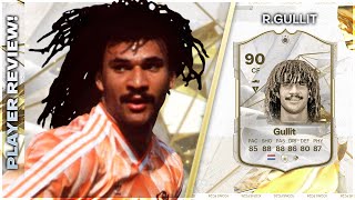 COMPLETE PLAYER ICON 90 RATED RUUD GULLIT PLAYER REVIEW  EA FC24 ULTIMATE TEAM [upl. by Tomkiel]