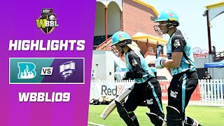 Brisbane Heat v Hobart Hurricanes  WBBL09 [upl. by Elnora]