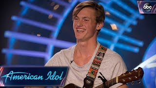 Jonny Brenns Auditions for American Idol With Original Love Song  American Idol 2018 on ABC [upl. by Ashien191]