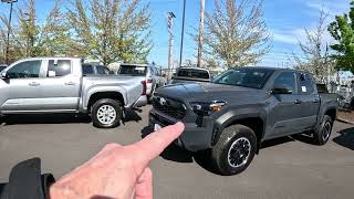 2024 Tacoma TRD OffRoad TRD Sport and SR5 side by side comparison [upl. by Nnad]