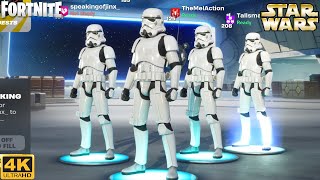 Imperial Stormtrooper Squads Match  Fortnite 4K 60FPS 1 Victory Royale [upl. by Courtenay]