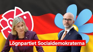 Lögnpartiet Socialdemokraterna [upl. by Ecnerwaled157]