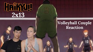 Volleyball Couple Reaction to Haikyu S2E13 quotSimple and Pure Strengthquot [upl. by Hamil229]