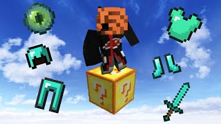 zerado o Minecraft em um bloco de lucky block [upl. by Sibylla]