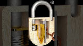 DIY Wooden Lock And Key  Padlock And Key  Clip 89 [upl. by Anadroj]