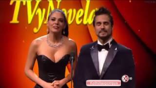 Premios TvyNovelas 2015  Livia Brito y Jose Ron Primer Actor [upl. by Yelyr]