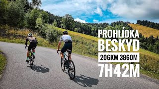 Prohlídka Beskyd 2023 I Silniční švih 206km 3860m [upl. by Nomrah]