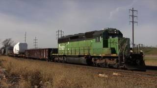 Railroad Action on the Norfolk Southern HLine with Lease Locomotives [upl. by Amado264]