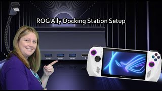 ROG Ally  MSI Claw docking station setup [upl. by Ahsatsan]