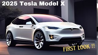 New Generation 2025 Tesla Model X Official Reveal  Detail Exterior amp Interior  First Look [upl. by Ewell]