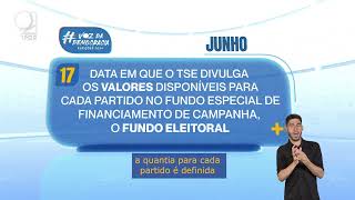 Calendário Eleitoral Divulgação do Fundo Eleitoral [upl. by Ahsik]