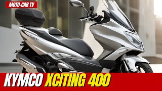 Kymco Xciting 400 The Ultimate Urban Commuter  MOTOCAR TV [upl. by Nesaj]