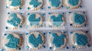 cookies ou sablés pour un baptême garçon [upl. by Berni]