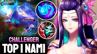 Wild Rift Nami  Top 1 Nami Gameplay  Challenger Ranked [upl. by Zel]