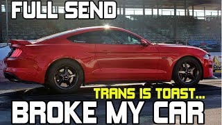 Took My NEW 2019 Mustang GT Drag Racing And THIS HAPPENED [upl. by Brittne]