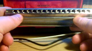 Hohner  The 64 Chromonica  Harmonica first look [upl. by Yraek]