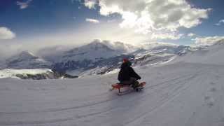 Grindelwald Schlittelbahn  Big Pintenfritz  Longest Sledding  Sledging Run in the World [upl. by Rod395]