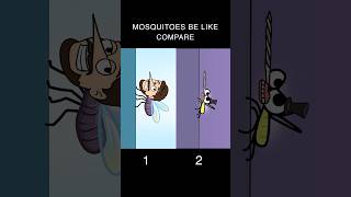 MOSQUITOES BE LIKE Ted and Pet vs Difiii MrBeast tedandpet spongebob animation [upl. by Cassil488]