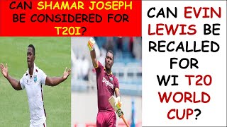 Can Shamar Joseph and Evin Lewis Sneak into the T20 Squad for the World Cup [upl. by Beera]