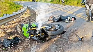 Riders Having a Really Bad Day  Unexpected and Crazy Motorcycle Moments  Ep464 [upl. by Iharas]