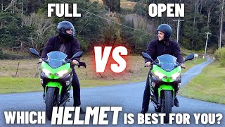 Best Motorcycle HELMET for YOU Full Face Vs Open Face Vs Modular Helmets [upl. by Zennas]