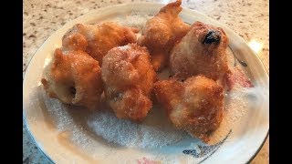 Sicilian Grandma makes Sicilian Crispelle Donuts Episode 22 [upl. by Aseela]