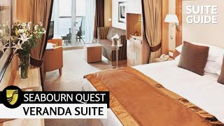 Seabourn Quest  Veranda Suite Full Walkthrough Tour  4K [upl. by Fanny]