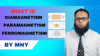 Diamagnetic Paramagnetic amp Ferromagnetic materials  physics with mny magnetismmdcat2024neet2025 [upl. by Benkley]