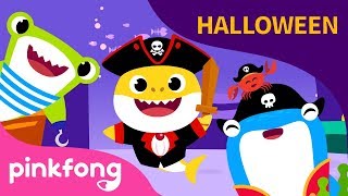 Tiburón Bebé Pirata  Canciones de Halloween  Pinkfong Canciones Infantiles [upl. by Wein838]