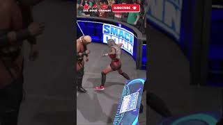 LIV MORGAN VS RIKISHI wwe wwe2k24 wwe2k23 wwefights reels trend trending viral ytshorts ww [upl. by Brenan]