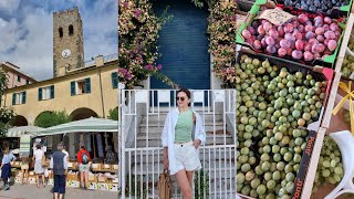 Что можно купить на итальянском рынке в Monterosso al Mare одежда и продукты 🇮🇹❤ [upl. by Leopold]