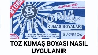 TOZ KUMAŞ BOYASI UYGULANIŞI  KIYAFET BOYAMA  GERİ DÖNÜŞÜM  DIY [upl. by Nnarual]