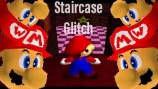 Super Mario 64 Staircase Glitch [upl. by Eesak]