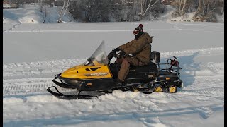 ЧЕСТНО ПРО Skidoo Scandic SWT 550 и Land Cruiser 200 [upl. by Anivahs938]