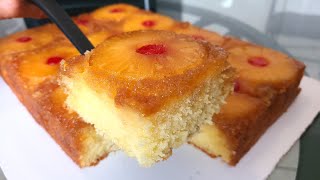 Pineapple Supreme UpsideDown Cake from scratch [upl. by Oinafipe]