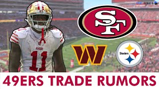 JUICY 49ers Rumors On A Brandon Aiyuk TRADE To Steelers Or Commanders  Aiyuk Trade Ideas Reaction [upl. by Aneg]