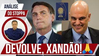 Bolsonaro pede Moraes para permitir a sua fuga para os EUA  Análise do Stoppa [upl. by Devina]