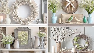 Stunning Spring Mantel Decor Ideas  Perfect For Your Home [upl. by Arriec]