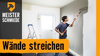 Wände streichen  HORNBACH Meisterschmiede [upl. by Polad549]