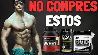 PEORES Y MEJORES SUPLEMENTOS PARA AUMENTAR MASA MUSCULAR [upl. by Luemas]