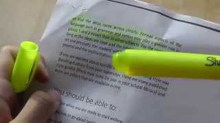 Sharpie Gel Highlighter Review [upl. by Anitsrik]