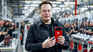 Elon Musk “I am releasing my NEW PHONE that will DESTROY all competition” [upl. by Mages144]