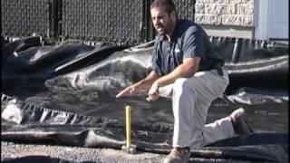 Installing Geotextile on the Sub Grade [upl. by Ahsya]