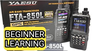 YAESU FTA850L  How to Scan [upl. by Theona]