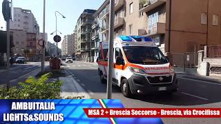 HD Ambulance  ALS in Emergency MSA2  Brescia Soccorso 43 [upl. by Malachy]