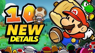 10 Changes in Paper Mario TTYD Remake  Details You Missed Toadsworth Flavio amp More [upl. by Antonin948]