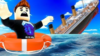 SURVIVING a Sinking Ship But With Realistic Water Physics Roblox [upl. by Zarla595]